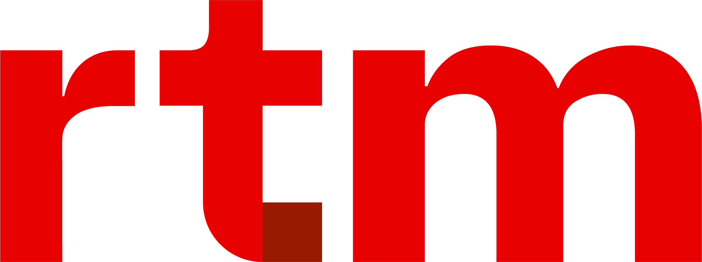 Logo da RTM em vermelho
